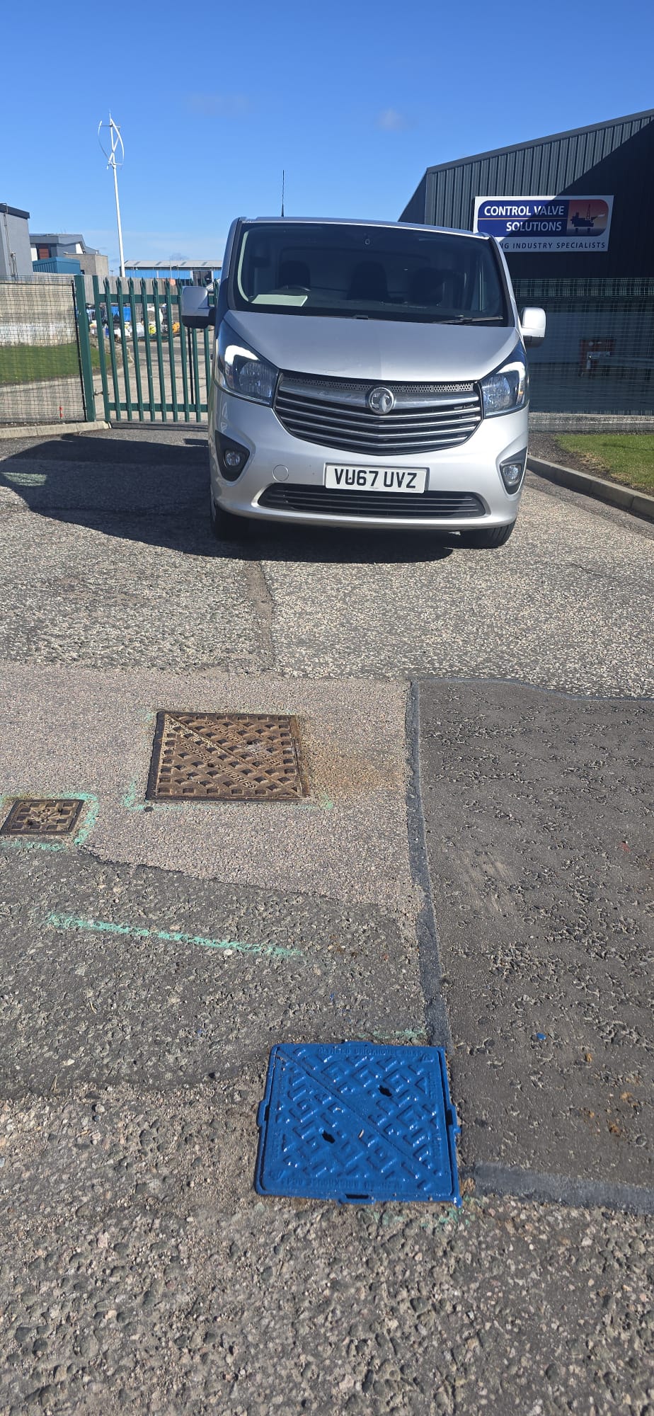 Location of surface dropshaft